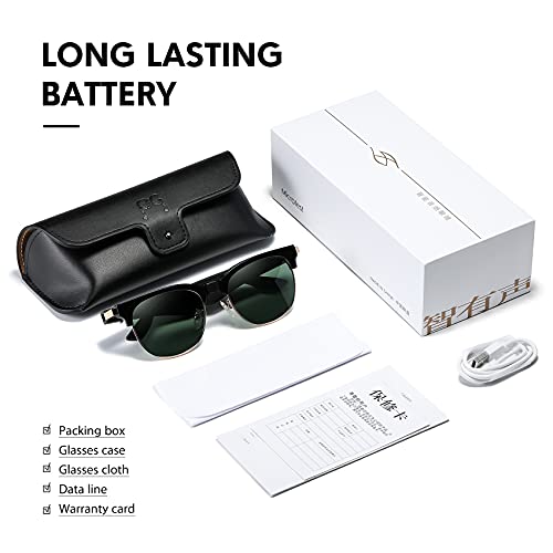 Smart Audio Sunglasses with Polarized Lenses Audio glasses with Open Earphones, Water Resistance And Full Sun Harmful… - Image 8