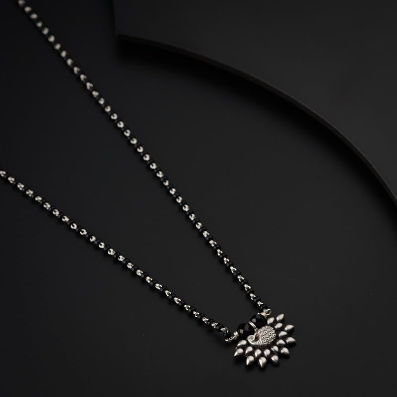 Image of House Of Aadyaa Handmade Silver Mangalsutra for Women | Made in 92.5 Silver | Silver Gifts for Women