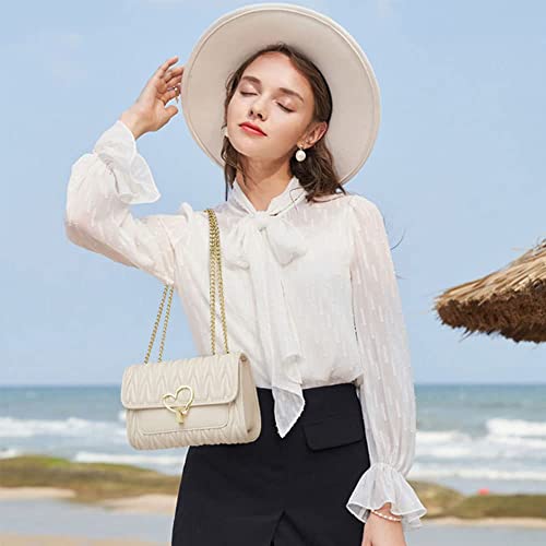 2 pcs Bag Chains, Gold Handbag Chain Purse Chain Straps Sliver Metal Replacement Chain DIY Handbag Straps for Purse Handbags Shoulder Bag