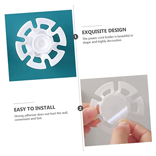 UPKOCH 6 Pçs Suporte De Fio Organizador De Cabo De Computador Organizador De Cabo De Mesa Suporte De