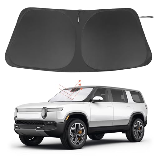 Image of Windshield Sun Shade Custom Fit for 2015-2023 2024 2025 2026 Chevrolet /Chevy Colorado /GMC Canyon Pickup Truck Prime Accessories Foldable Sunshade Protect Car from Heat Damage Keep Car Cooler