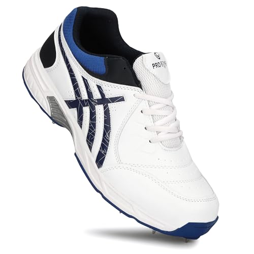 Image of PRO KVH Plus Men's Cricket Spike Shoes Performance,and Customizable Spikes for Fast Bowlers