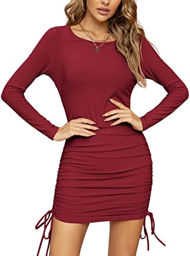 Amazon.com: VIISHOW Womens Bodycon Ribbed Dresses Long