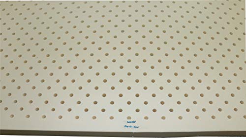 Image of Foams India 100% Natural Latex Foam Portable Mattress-Latex Mattress Topper, Double Size 75x54x3 Inch