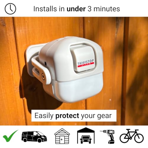 Shed Alarm & Home Security Motion Sensor – 120 dB PIR Sensor, Battery-Powered Wireless Alarm for Shed, Garage, Workshop, Van security, tools & Outdoor Storage - Image 4