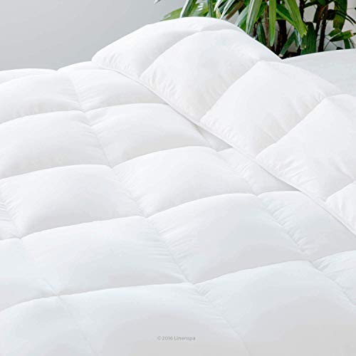 Image of LINENWALAS 90 /10, 30 /70, 50 /50 Feather and Goose Down Pillow - White (Double 90 inchx100 inch, Duvet)