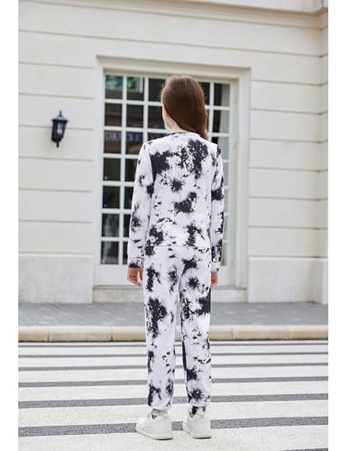 Arshiner Toddler Girl Clothes 2 Piece Outfits Fashion Twist Front Long Sleeve Sweatshirts and Sweatpants Sweatsuit Sets3