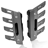 Material: Diese Billet-Hinterrad-Bremsscheibenrotoren sind CNC-gefräst aus Aluminium für ein schönes Aussehen.