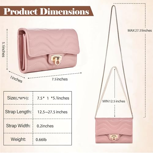 Image of Stylish Small Crossbody Bag for women - Compact Phone Bag & Wallet, Lightweight & Perfect for Work, Travel, or Casual Outings