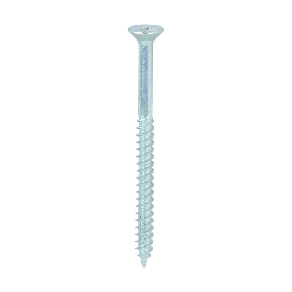 TIMCO Twin-Threaded Woodscrews - PZ - Double Countersunk - 8 x 2 1/4 - Zinc Plated - Box of 200 — image 1