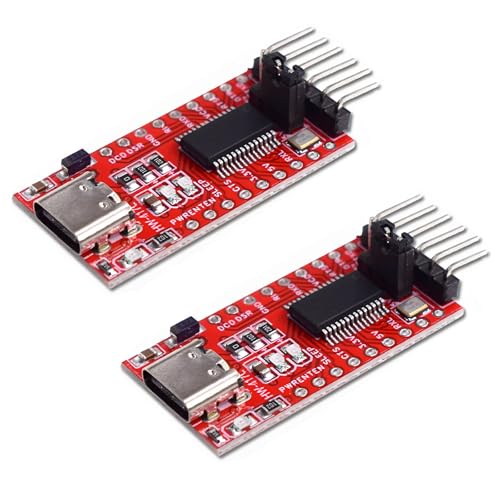 Ihaospace Ftdi Ft232Rl Usb To Ttl Serial Converter Adapter Module Serial 3.3V And 5V For Arduino (2X Ftdi Adapter)