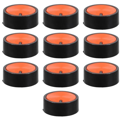 Mipcase Perilla de Control de Temperatura para Calefactor Eléctrico Juego de 10 Unidades Interruptor Ajustable para Termostato Compatible Radiadores Portátiles Control Manual de Calor