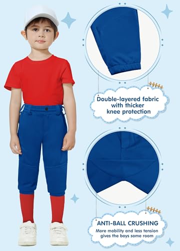 Image of MIVEI 2T 3T 4T 5T to 16Years Toddler Baseball Pants Youth Boys Tball Pants