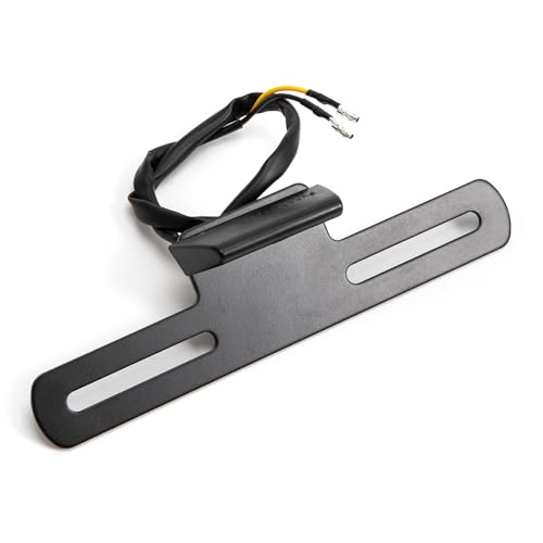 Éclairage de plaque moto à LED anti-vibrations avec support de cadre robuste pour quad