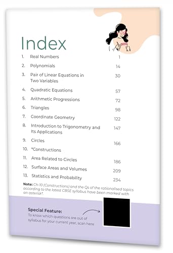Image of Educart NCERT Exemplar Class 10 Mathematics 2026 Problems Solutions (For 2026-27 Board Exam)
