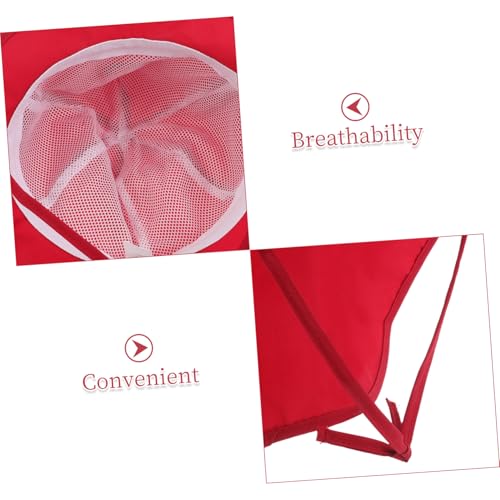 Boys and Girls Sun Hat Wide Brim and Neck Flap Quick-Dry Uv Bucket Hat for Beach and Outdoor Activities Cute for Toddlers Years Red3