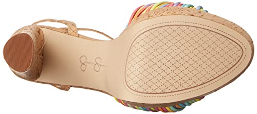 Jessica Simpson Women's Immie Platform Sandal Heeled, Multi, 9 #TOP3