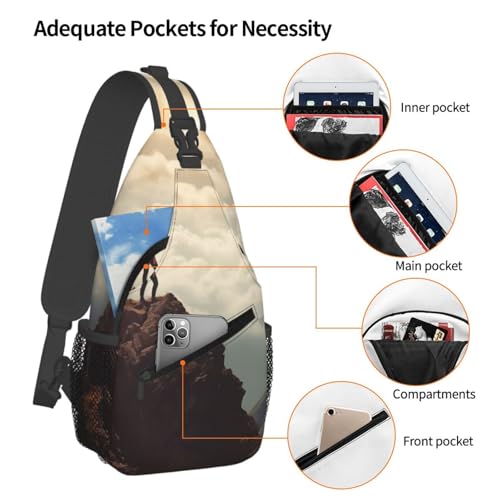Bolso Cruzado Deportivo para Montañismo y Senderismo miniatura 4