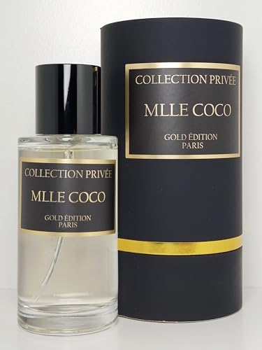 Mlle Coco – Eau de Parfum Mujer – Aroma floral dulce con rosa y vainilla – Colección Privée Gold Edition – 50 ml