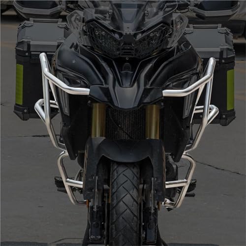 Barre de Crash Benelli TRK 702 X Garde Moteur Pare-chocs Supérieur Noir - 6