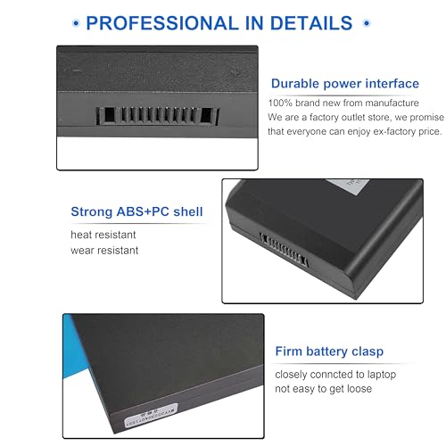 Image of 97Wh X8VWF Laptop Battery for Dell Latitude 14 Rugged 5404 5414 E5404 Extreme 7404 7414 E7404 Series P45G P46G P46G001 P46G002 DKNKD XRJDF CJ2K1 4XKN5 5XT3V VCWGN XN4KN YGV51 453-BBBD 453-BBBE