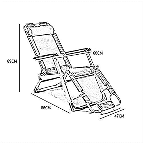 Chaise longue simple inclinable et pliante grise multi position de jardin - 3