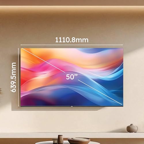 Haier QLED 4K UHD H50S80FUX 50'' Smart TV, Google TV, Dolby Audio, HDR 10, Telecomando Smart, Google Assistant, Bluetooth 5.1, Gaming Accelerator, USB 2.0, DBX TV, HDMI 2.1 x 4 [2025] - Immagine 1