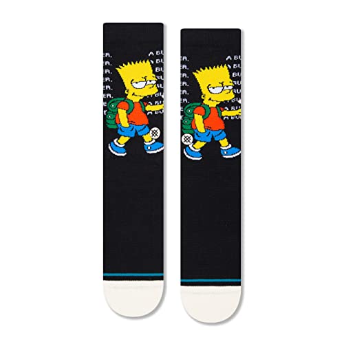 Stance Troubled Crew Socks (Large, Black) #TOP1