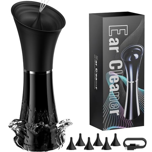 Ear Wax Removal - Electric Ear Cleaner with IPX7, Water Powered Ear Cleaning Tool with Irrigation