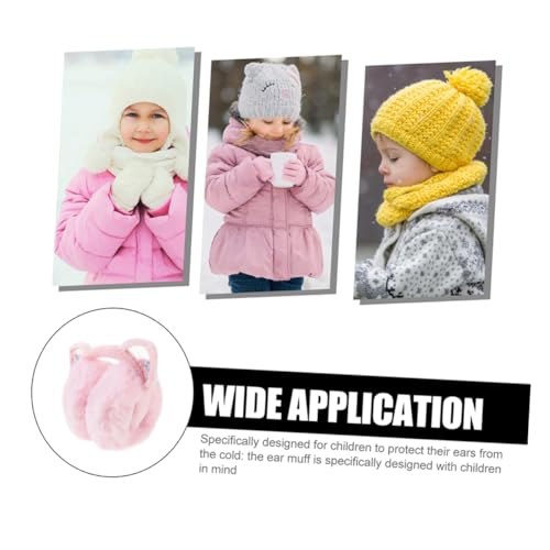 Orejeras de felpa para niña que protegen del viento helado pack 2 4