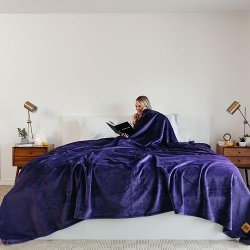 Big Blanket Co Original Stretch Purple | Extra Large 10'