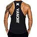 Cabeen Camiseta de Tirantes Deportiva Sin Mangas Fitness Running Rápido Dry Tank Top para Hombres