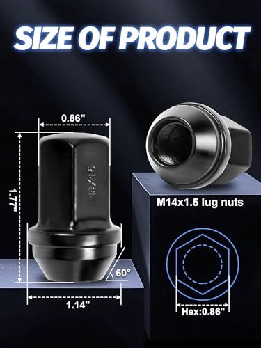 Image of M14x1.5 Lug Nuts 24PCS OEM Factory Wheels