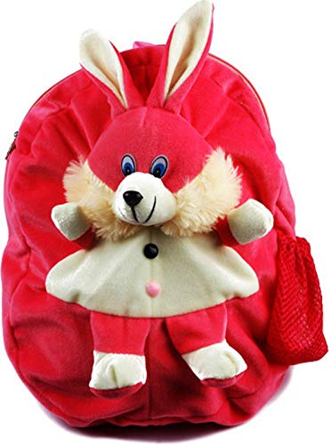 Blue Tree Cute Kids Backpack Toddler Bag Plush Animal Cartoon Mini Travel Bag for Baby Girl Boy 1-6 Years (Rabbit)