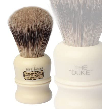 Simpsons Shaving Brushes =Brocha Afeitar Tejón-Simpsons Duke 2" Best Badger, Único, Estándar