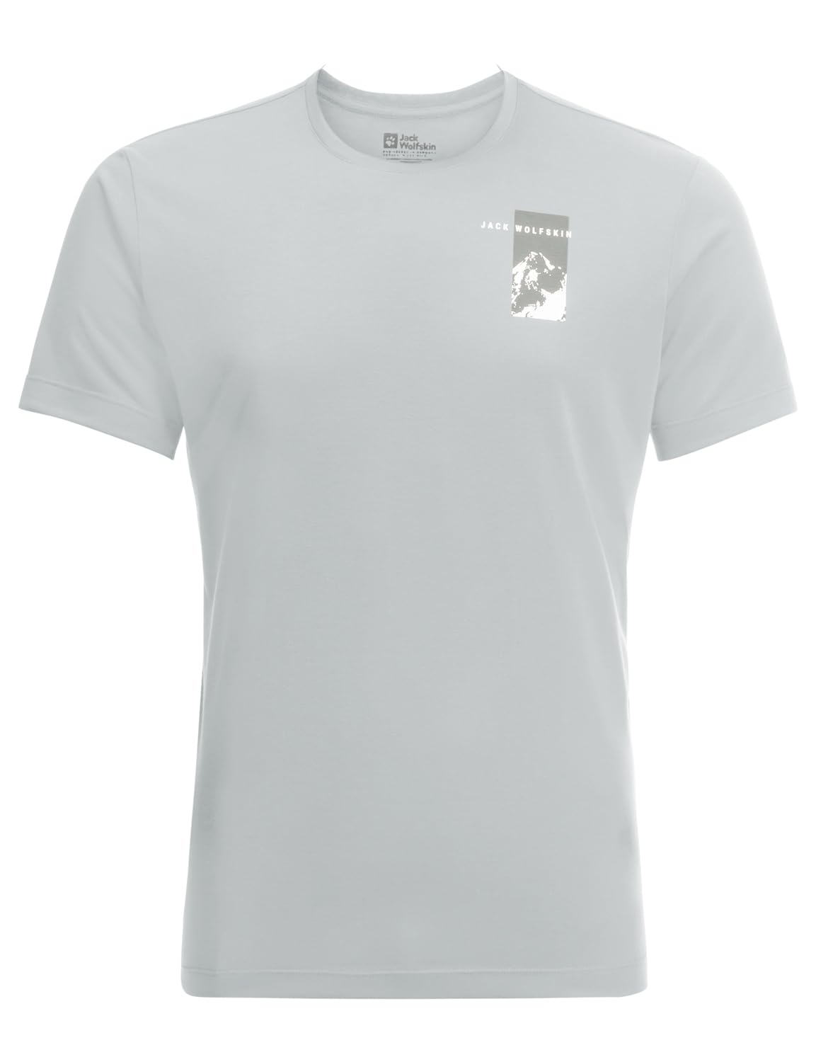 Jack Wolfskin Vonnan S/S Graphic T M Cool Grey