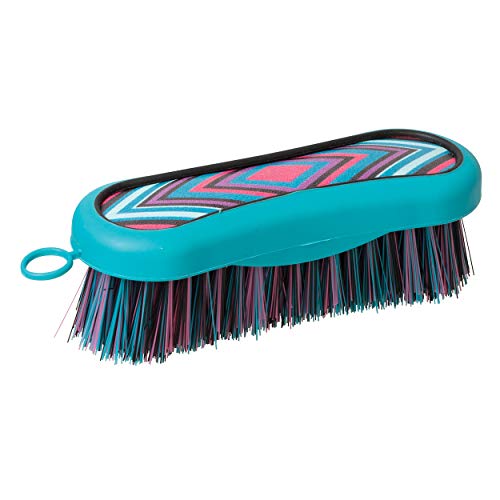 Weaver Leather Livestock Bling Brush, Large, Diamond, Teal/Black, (69-6087-B8) #TOP22