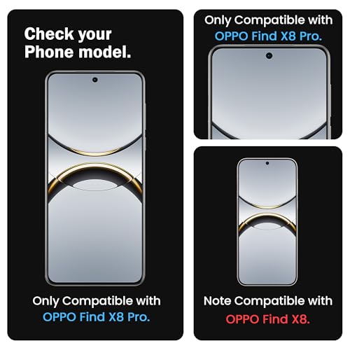 Image of ArmourPro Military Grade Gorilla Tempered Glass Screen Protector Compatible for Oppo Find X8 Pro with Edge to Edge Coverage, Cable Protector and Easy Installation kit (6.7 Inch)