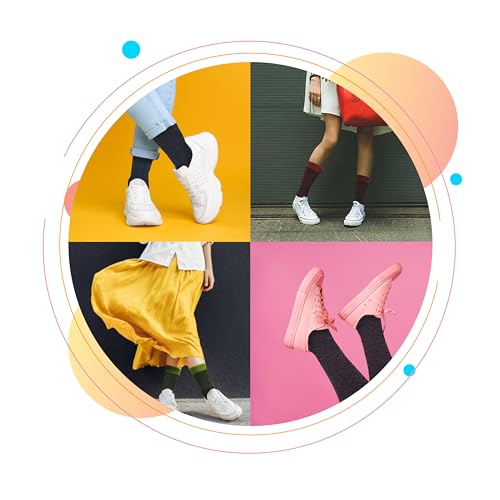 Brushed Thermal Socks, 12 Pairs Women’s Insulated Warm Winter Thick Crew Bulk Boot Sock (Assorted Color Brushed Interior)4