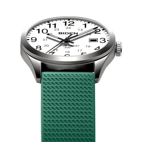 Image of LN LENQIN Mens Watches Analog Quartz Sports Unisex 30M Waterproof Nurse Watch for Men Women Medical Professionals Military Time with Second Hand Glowing Easy to Read Dial