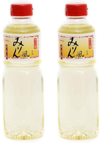 Marukin Japanischer Kochwein Mirin Fu Chomiryo 2x500ml Japanisches Würzmittel für Teriyaki Marinaden Saucen & Ramen Mild Süßes Mirin Style Cooking Wine