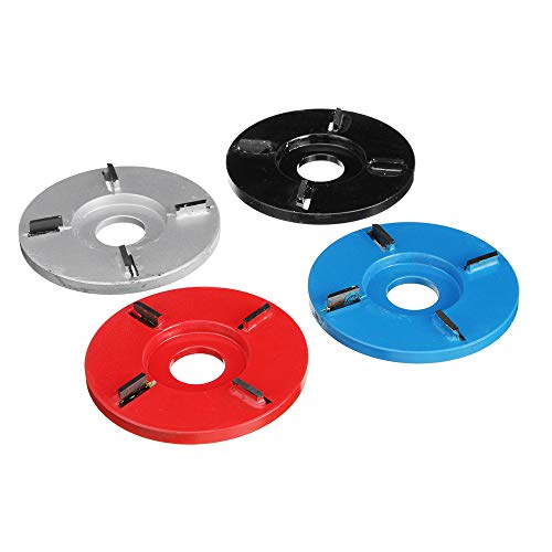 Disco de carpintería de 4 dientes negro para amoladora angular de 22 mm 4