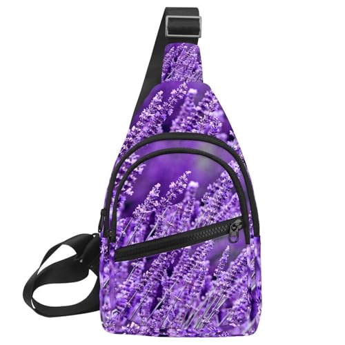 Bolso bandolera lavanda que libera tus manos en tus compras y excursiones al aire libre