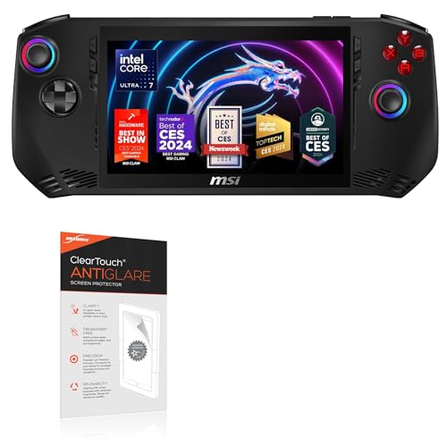 BoxWave Screen Protector Compatible With MSI Claw A1M (7 in) - ClearTouch Anti-Glare (2-Pack), Anti-Fingerprint Matte Film Skin