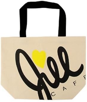 Amazon Jill Stuart Cafe ジルスチュアート カフェ トートバッグ エコバッグ 大小セット イエロー ハート シューズ バッグ
