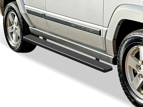 Estribos Tuxtreme Black Matte para Jeep 2005-2010 miniatura 1