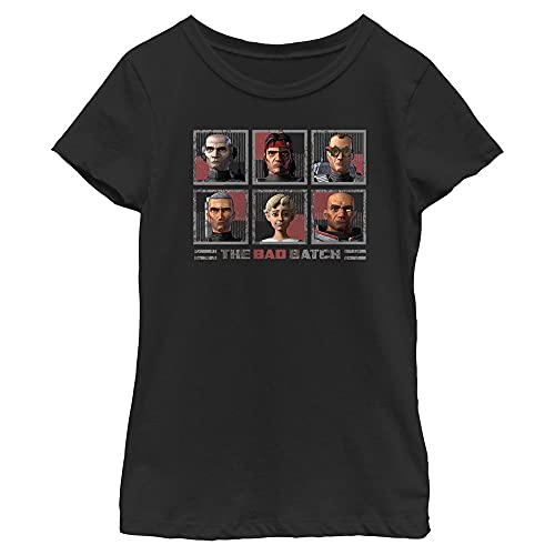 T-shirt Star Wars Bad Batch en coton noir pour fille ado taille L