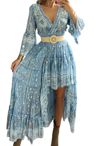 Robe de mariée bohème vintage en dentelle florale pour cérémonie chic