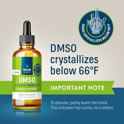 Image of DMSO 60% with Magnesium 40% Glass Bottle - 3.38oz with Dropper