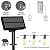 Stright 60FT Solar String Lights Outdoor Weatherproof with Remote, Solar Powered LED Edison Bulb 15 Sockets Outdoor String Lights for Outside Patio Backyard Fence Halloween Christmas Decorations